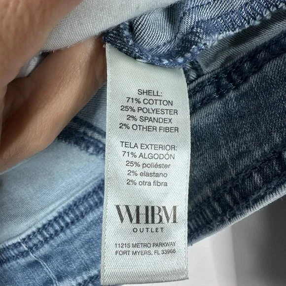 NWT White House Black Market Slim Trucker Denim Jacket Sorelle Original #A1711 - Picture 9 of 12